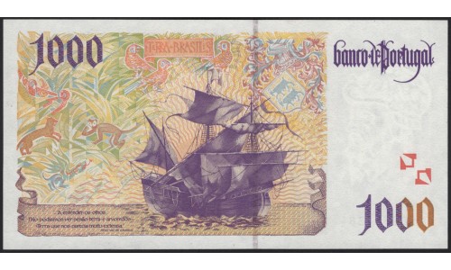 Португалия 1000 эскудо 1998 (PORTUGAL 1000 Escudos 1998) P188c(2) : UNC