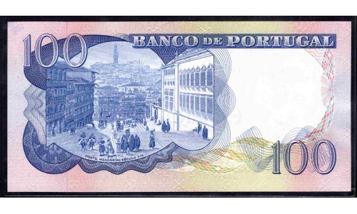 Португалия 100 эскудо 1965 (PORTUGAL 100 Escudos 1965) P 169а(1) : UNC