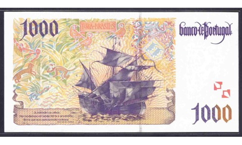 Португалия 1000 эскудо 1998 (PORTUGAL 1000 Escudos 1998) P188c(6) : UNC