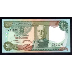 Ангола 50 эскудо 1972 год (Angola 50 escudo 1972) P 100: UNC