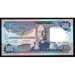 Ангола 500 эскудо 1972 год (Angola 500 escudo 1972) P 102: UNC