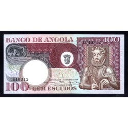 Ангола 100 эскудо 1973 год (Angola 100 escudo 1973) P 106: UNC