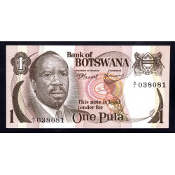 Ботсвана 1 пула 1976 - 79 год Botswana 1 pula 1976 - 1979) P 1a: UNC