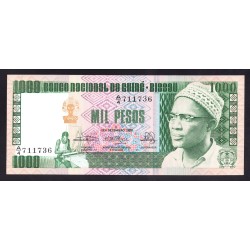 Гвинея - Биссау 1000 песо 1978 год (GUINE-BISSAU 1000 pesos 1978 g.) P8b:Unc
