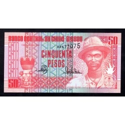 Гвинея - Биссау 50 песо 1990 (GUINE-BISSAU 50 pesos 1990) P 10 : UNC