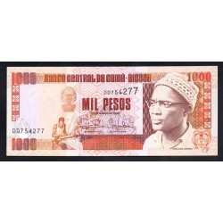Гвинея - Биссау 1000 песо 1993 (GUINE-BISSAU 1000 pesos 1993) P 13b : UNC