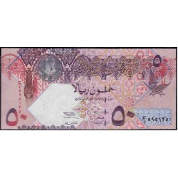 Катар 50 риалов б/д (2003 г.) (Qatar 50 riyals ND (2003 year)) P23:Unc