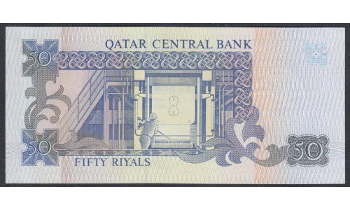 Катар 50 риал б/д (1996) (Qatar 50 riyals ND (1996)) P 17: UNC 