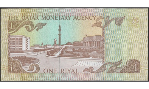 Катар 1 риал 1973 (Qatar 1 riyal 1973) P 7 : UNC