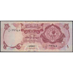 Катар 1 риал 1973 (Qatar 1 riyal 1973 year) P 1a : VF
