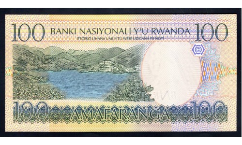 Руанда 100 франков 2003 г. (RWANDA 100 francs 2003) P 29b: UNC