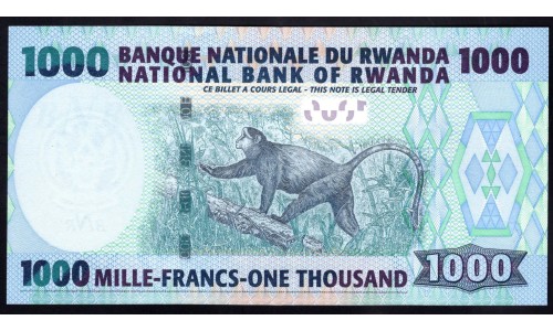 Руанда 1000 франков 2004 г. (RWANDA 1000 francs 2004) P 31: UNC