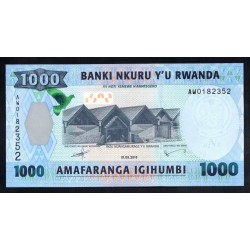 Руанда 1000 франков 2015 г. (RWANDA 1000 francs 2015) P 39: UNC