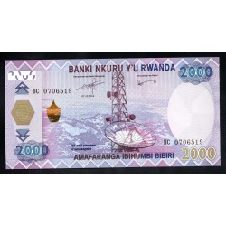 Руанда 2000 франков 2014 г. (RWANDA 2000 francs 2014 g.) P40:Unc