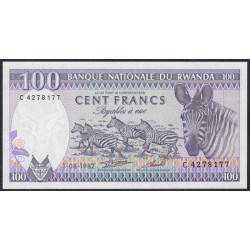 Руанда 100 франков 1982 г. (RWANDA 100 francs 1982) P 18: UNC
