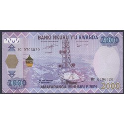 Руанда 2000 франков 2014(2019) (RWANDA 2000 francs 2014(2019)) P W43: UNC