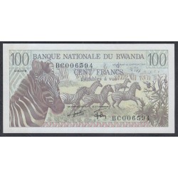 Руанда 100 франков 1978 г. (RWANDA 100 francs 1978) P 12: UNC