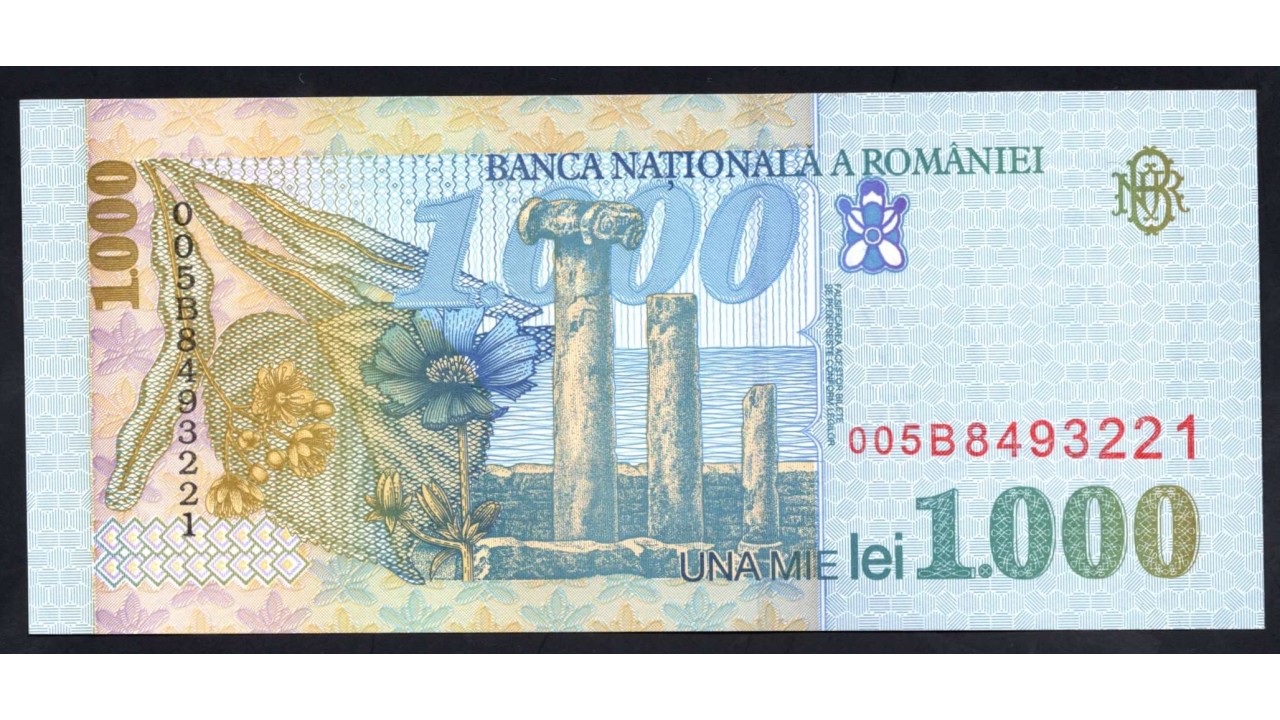 Лей в рублях. Румыния 1000 лей 1998 UNC. 1000 Лей в рублях. Купюра 1000 лей. 1000 Румынских лей.