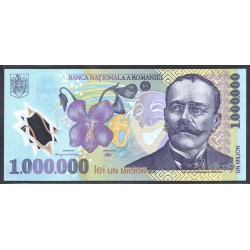 Румыния 1 миллион лей 2003 г. (ROMANIA 1.000.000 Lei 2003) P 116: UNC