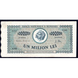Румыния 1 миллион лей 1947 г. (ROMANIA 1.000.000 Lei 1947) P 60а: UNC-