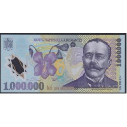 Румыния 1 миллион лей 2004 год, 043C0751726 (ROMANIA 1.000.000 Lei 2004) P 116: UNC