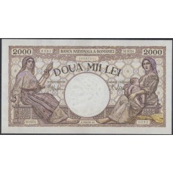 Румыния 2000 лей 1941 г. (ROMANIA 2000 Lei 1941) P 53a: UNC