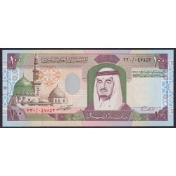 Саудовская Аравия 100 риалов 1984 год (Saudi Arabia 100 riyals 1984) P 25с: UNC