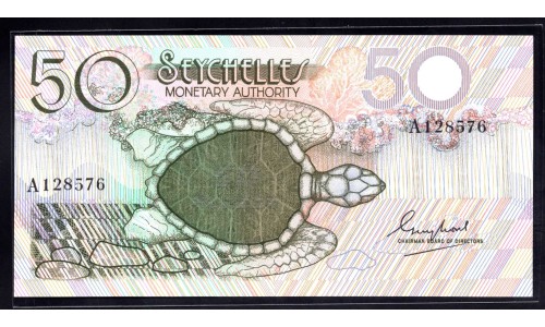 Сейшельские Острова 50 рупий ND (1979) (Seychelles  50 rupees ND (1979)) P 25: UNC