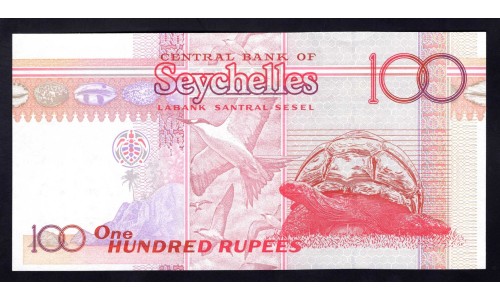 Сейшельские Острова 100 рупий ND (1998 г.) (Seychelles 100 rupees ND (1998)) P 39: UNC 