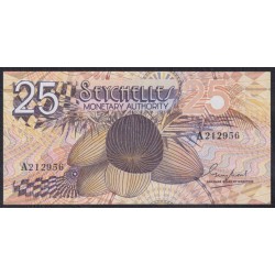 Сейшельские Острова 25 рупий 1979 год, A 212956 (Seychelles  25 rupees ND (1979) P 24: UNC