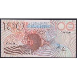 Сейшельские Острова 100 рупий, Короткий номер C 000381(1983 г.) (Seychelles 100 rupees 1983) P 31: UNC