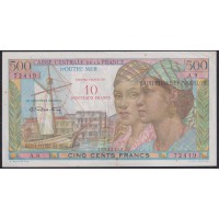 Сент - Пьер и Микелон 10 новых франка ND (1964), РАРИТЕТ (SAINT PIERRE & MIQUELON 2 Nouveaux Francs ND (1964) RARE) P 33: XF