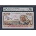 Сент - Пьер и Микелон 100 новых  франков 1961 года, РЕДКОСТЬ!!! (SAINT PIERRE & MIQUELON 100 100 Nouveaux Francs 1961) P 35: PMG 66 Gem UNC EPQ