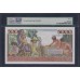 Сент - Пьер и Микелон 100 новых  франков 1961 года, РЕДКОСТЬ!!! (SAINT PIERRE & MIQUELON 100 100 Nouveaux Francs 1961) P 35: PMG 66 Gem UNC EPQ