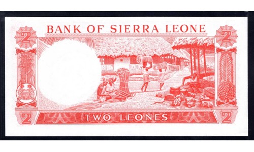 Сьерра - Леоне 2 леоне ND (1970 г.) (SIERRA LEONE 2 leones ND (1970)) P 2d: UNC