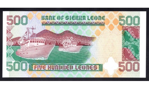 Сьерра - Леоне 500 леоне 2003 г. (SIERRA LEONE 500 leones 2003) P 23d: UNC