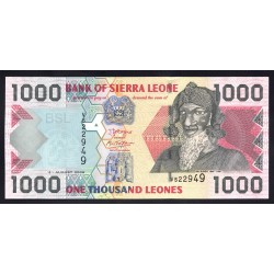 Сьерра - Леоне 1000 леоне 2006 г. (SIERRA LEONE 1000 leones 2006) P 24с: UNC