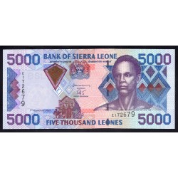 Сьерра - Леоне 5000 леоне 2002 г. (SIERRA LEONE 5000 leones 2002) P 27а: UNC