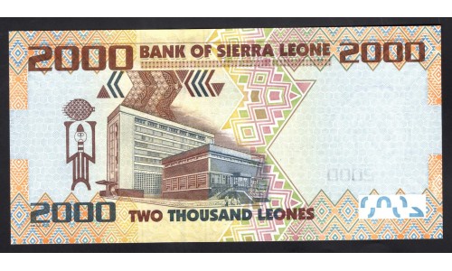 Сьерра - Леоне 2000 леоне 2010 г. (SIERRA LEONE 2000 leones 2010) P 31а: UNC