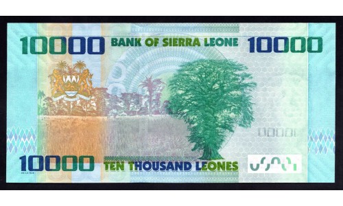 Сьерра - Леоне 10000 леоне 2010 г. (SIERRA LEONE 10000 leones 2010) P 33а: UNC