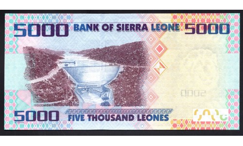 Сьерра - Леоне 5000 леоне 2010 г. (SIERRA LEONE 5000 leones 2010) P 32а: UNC