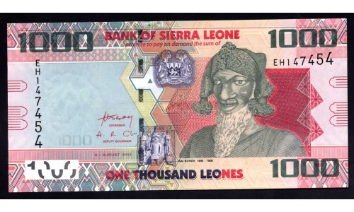 Сьерра - Леоне 1000 леоне 2013 г. (SIERRA LEONE 1000 leones 2013) P 30b: UNC