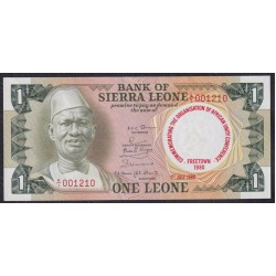 Сьерра - Леоне 1 леоне 1980 г. (SIERRA LEONE 1 leones 1980) P 10: UNC