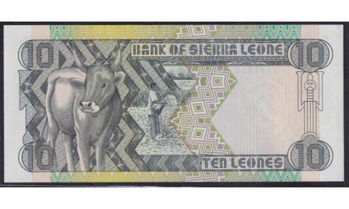 Сьерра - Леоне 10 леоне 1988 г. (SIERRA LEONE 10 leones 1988 g.) P 15: UNC