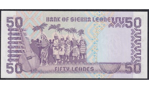 Сьерра - Леоне 50 леоне 1988 г. (SIERRA LEONE 50 leones 1988) P 17а: UNC