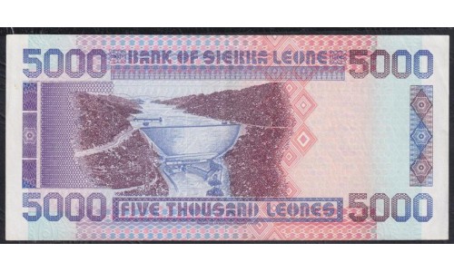 Сьерра - Леоне 5000 леоне 1997 г. (SIERRA LEONE 5000 leones 1997) P 21c: aUNC