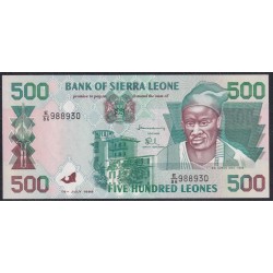 Сьерра - Леоне 500 леоне 1998 г. (SIERRA LEONE 500 leones 1998) P 23b: UNC
