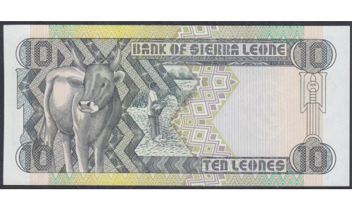 Сьерра - Леоне 10 леоне 1988 г. (SIERRA LEONE 10 leones 1988 g.) P 15: UNC