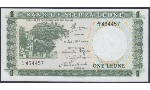Сьерра - Леоне 1 леоне ND (1970 г.) (SIERRA LEONE 1 leone ND (1970 )) P 1c: UNC