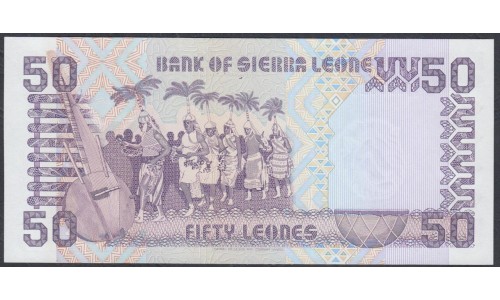 Сьерра - Леоне 50 леоне 1989 г. (SIERRA LEONE 50 leones 1989) P 17b: UNC